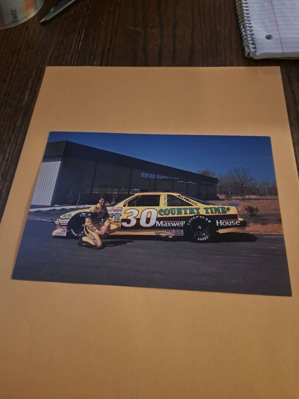 Vintage Michael Waltrip Country Time Racing Driver Card 8x5.5 NASCAR